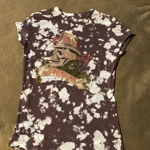 Vintage Vinyl Poison tshirt. Distressed